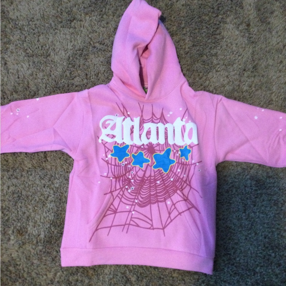 Pink Atlanta Spider Hoodie ALL SIZES